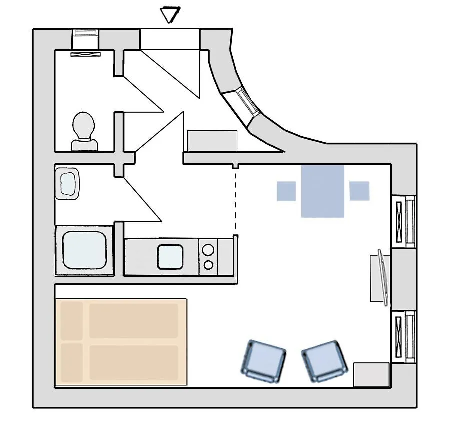 Апартаменты Studio-Apartment Augarten Vienna